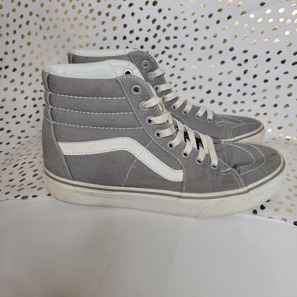 purple and white off white sneakers